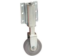 Roulette fixe à ressort diamètre 50 mm gris AVL 718521A