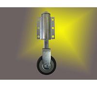 Roulette fixe à ressort pour échelle - Diamètre : 50 mm