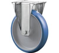 Roulette fixe D.100mm Trgf.125kgPolyuréthanePlaque L104xB80mm BS ROLLEN