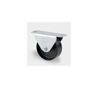 Roulette fixe D. 14 mm ? platine 30 x 17 mm charge max. 50 kg - 0002112000 - Tente