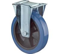 Roulette fixe D.160mm Trgf.300kg Ku.Platte L138xB109mm BS ROLLEN