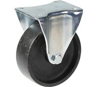roulette fixe de 150 mm avec roue en fonte grise