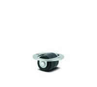 Roulette fixe pour tiroir coulissant - ø 14mm - platine - Compacta TENTE