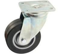 Roulette fonte 160mm pivotante - AVL - 567835 Noir G