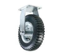 Roulette gonflable fixe EURO VANADIUM diamètre 220 mm - charge max 120 kg - structure acier et caoutchouc