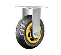 Roulette industrielle robuste - Direction et frein à double axe silencieux résistant à l'usure pour une mobilité fluide du chariot et une durabilité accrue
