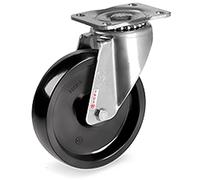 Roulette INOX pivotante Ø 80 mm pour CHARIOT FOUR DE CUISSON de - 20 à 300°C