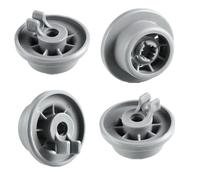 Roulette Lave Vaisselle, Lot de 4 Panier Couvert Lave Vaisselle Universel, Roues de Panier Universelles pour Bosch/Siemens/Neff, Accessoires de Remplacement pour Panier Inférieur de Lave-Vaisselle