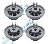 Roulette Lave Vaisselle, Lot de 4 Panier Couvert Lave Vaisselle Universel, Roues de Panier Universelles, Accessoires de Remplacement pour Panier Inférieur de Lave-Vaisselle