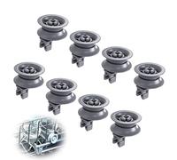 Roulette Lave Vaisselle pour Panier Supérieur, Basket Roller Universel Haute Résistance, Compatible avec Bosch, Réparation Rapide du Panier de Lave-Vaisselle Couvert, Modèle 165313 (Upper 30mm)