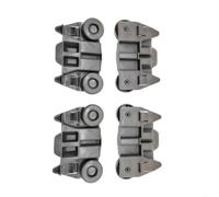 Roulette Panier Lave-Vaisselle, Compatible Pour KitchenAid KDFE104DSS0 | Remplace Pièce W10195417 AP4538395 PS2579553, Galet Glissiere Axe Rail Butee Bloque Tiroir Cuve KDTE204ESS1