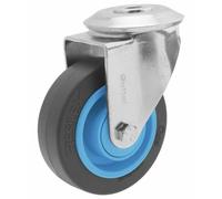 Roulette pivotante - à oeil - Résilex® - charges moyennes - diamètre 100 mm - Gemroll GUITEL