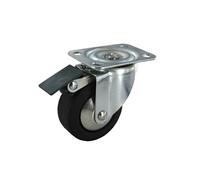 Roulette Pivotante A Platine, Diam.65 Mm