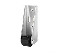 Roulette pivotante, adaptée pour les berceaux, les armoires de cuisine, les supports de rangement, etc., roue de support de porte en bois, poulie inférieure de porte coulée (A)