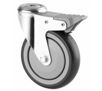 Roulette pivotante avec blocage - fixation à œil - diamètre 150 mm TENTE