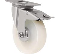 Roulette pivotante avec blocage total Roues Ø 150 mm Capacité de charge 300 kg avec blocage total Polyamide 135x110mm