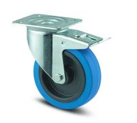 Roulette pivotante blocage total -transport matériel fragile - ø 125 mm - Alpha TENTE