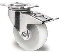 Roulette pivotante D.125mm Trgf.250kg m.Fest.PA 105x80mm PROMAT