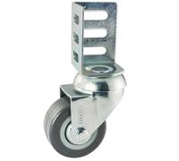 Roulette pivotante d'angle TENTE 50 mm freinée