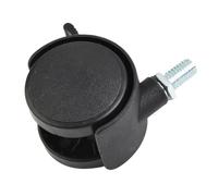 Roulette pivotante en plastique avec frein de 40 mm, accessoire remplacement for chaise bureau, canapé, meubles