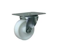 Outifrance - Roulette pivotante nylon Ø 75mm (platine 105 x 85 mm) G