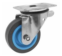 Roulette pivotante - platine - Résilex® - charges lourdes - diamètre 160 mm - Maxiroll GUITEL