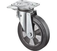 Roulette pivotante pour charges lourdes D.200mm Trgf.450kg Totalfesteller Gum.135mm 110mm BS ROLLEN
