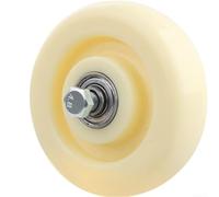 Roulette pivotante pour chariots industriels utilisant un matériau en caoutchouc nylon, avec support de charge robuste et fonctionnement silencieux (10,2 cm x nylon)