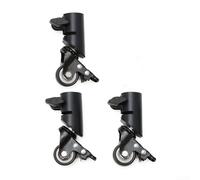 Roulette pivotante professionnelle, base en caoutchouc, compatible avec les supports d'éclairage de photographie, convient pour studio vidéo, a une charge maximale de 30 kg, avec un diamètre de 40 mm
