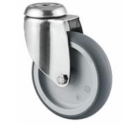 Roulette pivotante sans blocage inox 7477 PJO-diamètre 75mm TENTE