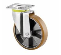 Roulette pivotante - sur platine - pour charges lourdes - diamètre 125 mm - type 4680 TENTE