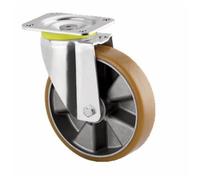Roulette pivotante - sur platine - pour charges lourdes - diamètre 200 mm - type 4680 TENTE