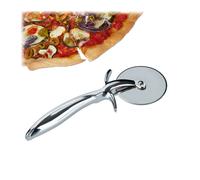 Roulette pizza pro lame acier inoxydable grand découpe pizza couteau tranchant