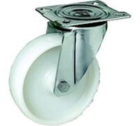 Roulette platine pivotante polypropylène blanc 65mm - PRODIF SOMEC - 22025