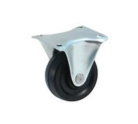 Roulette platine rectangulaire 40mm fixe - - 518141A