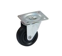 Roulette platine rectangulaire 40mm pivotante - - 518140A