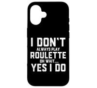Roulette Player Funny Gear for People Who Play Roulette Game Coque pour iPhone 16