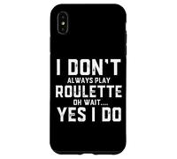 Roulette Player Funny Gear for People Who Play Roulette Game Coque pour iPhone XS Max