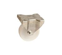 Roulette polyamide inox D125mm fixe - AVL - 890823