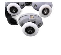 Roulette Porte Coulissante Douche Lot de 4 ou 8 roulettes ovales en nylon 23 mm et 25 for porte coulissante cabine douche(4pcs top,23mm)