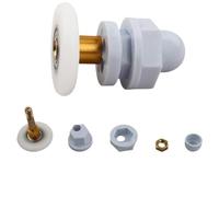 Roulette Porte Coulissante Douche Lot de 4 roulettes de porte de douche 19/23/25/27/29 mm, roulettes durables for cabines de douche, roulettes/roulettes for portes en verre de 4 à 8 mm Roulette Douche