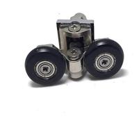 Roulette Porte Coulissante Douche Poulie de porte coulissante en verre for cabine douche, lot 2 ou 4 pièces, 22 mm/25 mm(4pcs,22mm)