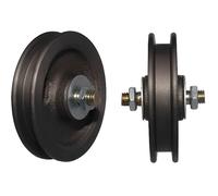 Roulette porte coulissante - Nr.500 - 120mm - Noir - Roulements à rouleaux - Vendu à l'unité