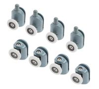 Roulette Porte Coulissante,Roulette Porte de Douch 4pcs-8pcs / Set 23/25 / 27mm Rouleau de porte Pop Up Poulie Roues Poulie Poulie Roulement Matériel de douche Cabine Accessoires de cabine(4pcs up 4pc