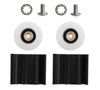 Roulette Porte Coulissante Serre, Guide De Bas Porte Pour Serre De Jardin, Rouleau De Porte De Serre, Kits de remplacement de roues de porte de serre - 22 mm