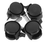 Roulette Pour Chaise De Bureau Lot de 4 roulettes lourdes avec freins for meubles et établis, silencieuses pour Sols Durs