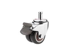 Roulette Pour Chaise De Bureau Roulettes de chaise bureau lourdes 2 pouces, 10 mm, roulettes à vis, poulies universelles for meubles table chevet, roue silencieuse pour Sols Durs(Color02)