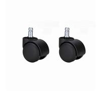 Roulette Pour Chaise De Bureau Roulettes pivotantes à vis de 11,0 mm for chaise bureau ou d'ordinateur. Remplacez les roulettes quincaillerie pour Sols Durs(2PCS)
