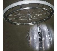 roulette pour fauteuil roulant 1 roues arrière solides for fauteuil roulant avec volant, roulettes de remplacement for roues arrière de fauteuil roulant de 24 pouces, pneu en caoutchouc non gonflable