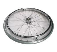 roulette pour fauteuil roulant 1 roues arrière solides for fauteuil roulant avec volant, roulettes de remplacement for roues arrière de fauteuil roulant de 24 pouces, pneu en caoutchouc non gonflable